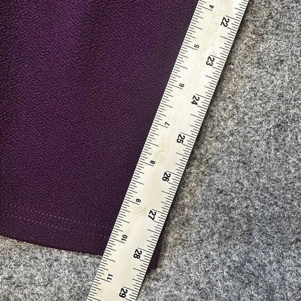 SHEIN Purple Work Career Business Pants WMNS 1X Elegant Professional Corporate - Picture 8 of 10